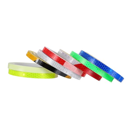 Bandes lumineuses étanches vélo et autocollants de sécurité multicolores
