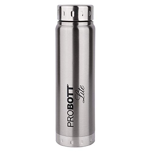 Image of PROBOTT LITE Stainless Steel Freeze, Refrigerator,Sports Water Bottle 1000ml Set of 6 Silver Color (PL1000-01S)