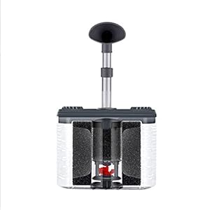 DERCLIVE 6-in-1 Zuurstofvis, tankfilter, multifunctioneel, onzuiverheidscollectie, waterstroom, verstelbare vistankbenodigdheden