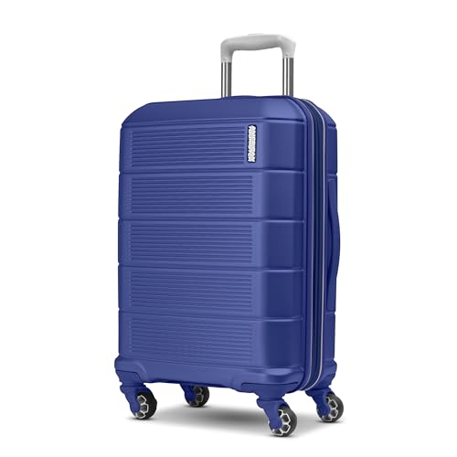 Image of American Tourister Stratum 2.0 Expandable Hardside Luggage with Spinner Wheels, Sapphire Blue, Carry-on