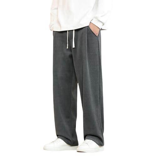 Pantalon casual en velours côtelé homme style chinois uni pour automne hiver