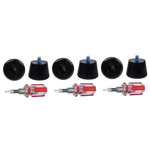 Mikikit 3 Sets Skate Stoppers for Professional Roller Skates Large Braking Area Adjustable Height and Durable Material