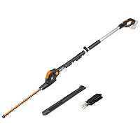 WORX 20V Akku Teleskop-Heckenschere WG252E.9 Ohne Akku & Ladegerät, schwarz & WA3604 Ladestation – Ansicht 2