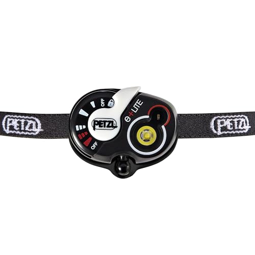 PETZL e+Lite Lampe frontale étanche avec éclairage rouge nocturne