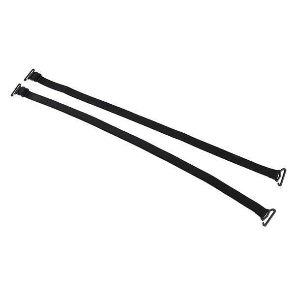 3xWomen's Non-slip Bra Straps Adjustable Replacement Shoulder Straps Black-image-32