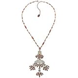  KONPLOTT - Halskette hängend (lang) Mandala braun/grün - 5450543313221