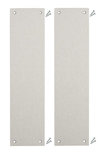 Guru® - Set di 2 piastre da spinta per porta, in