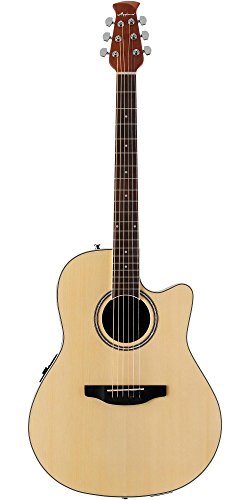 Ovation AB24II-4 Applause Guitare électro-acoustique moyenne Cutaway Naturel - Les Beatles, Paul McCartney, John Lennon, RIngo Starr, George Harrison Ovation AB24II-4 Applause Guitare électro-acoustique moyenne Cutaway Naturel – Image 4
