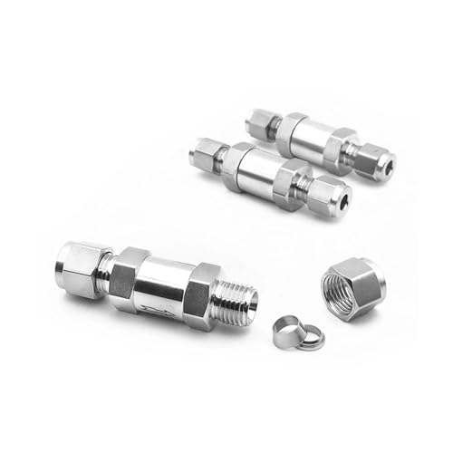 Valve anti-retour 1/8 pouce en inox pour circuit de filtration et plomberie