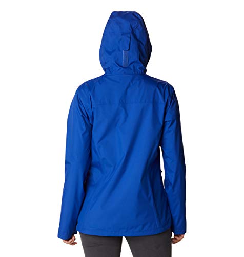 Columbia Jaqueta de chuva feminina Inner Limits II, impermeável e respirável, azul lápis, grande