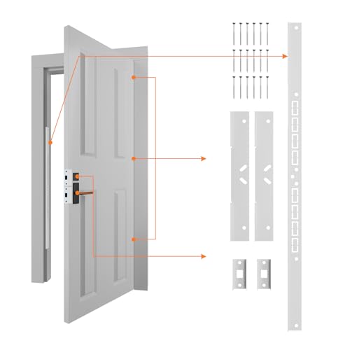 Door Armor MAX 5-Piece Steel Door Reinforcement Kit
