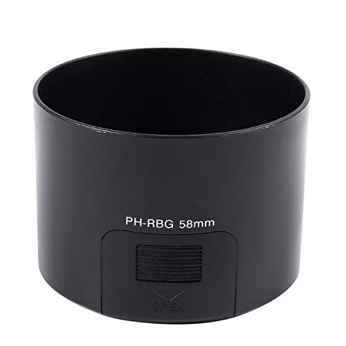 Pasuihcay PH-RBG 58mm Lens Hood Black for SMCP-DA 55-300mm f/4-5.8 ED