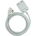 GE Pro USB Charging 12 Ft Extension Cord, Charging Station, Surge Protector Power Strip, Flat Plug, 3 prong, 2 Outlets, 2 USB Ports, 2.4 Amp, 12 Watt, 250 Joules, Wall Mount, UL Listed, White, 32089