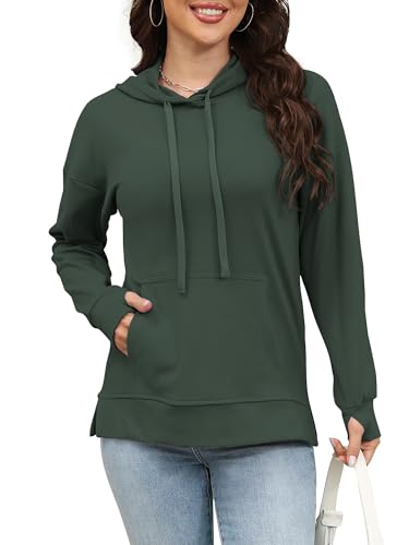 Rvinroo Damen Hoodies Plus Size Sweatshirts Langarm Winter Kapuzenpullover...