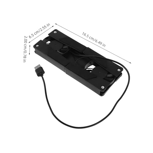 Soporte para laptop gamer con ventilador de enfriamiento y base antideslizante, disipación rápida de calor miniatura 2