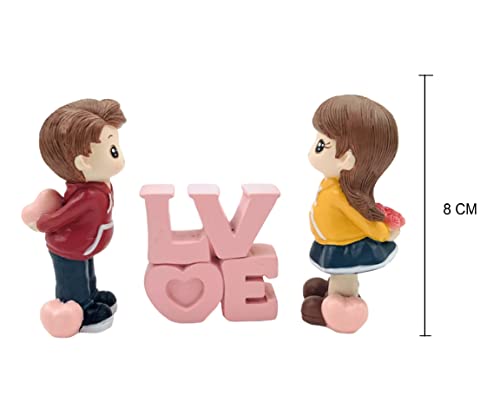 Image of AUGEN Polyresin Love Idol Statue Showpiece for Home Decor Decoration and Gifting (7671-B, 8cm)