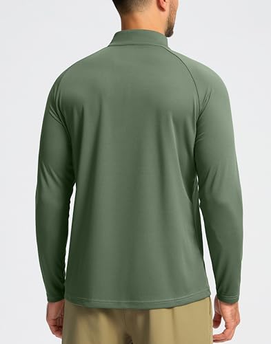 Image of G Gradual Men's Quarter Zip Pullover Running Athletic Shirts Long Sleeve