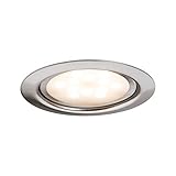 Material: Metall Paulmann 935.53 Möbel EBL Set LED 3x4,5W 65mm Eisen gebürstet 93553 Spot Einbaustrahler Einbauleuchte