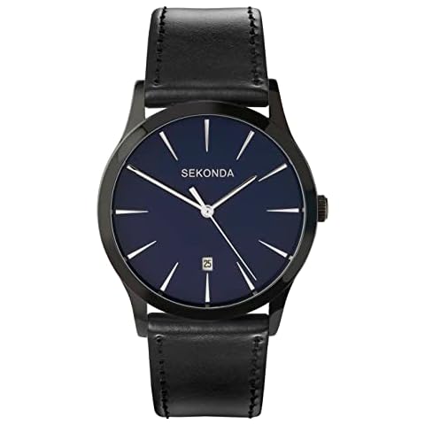 SEKONDA Men's Blue Dial Quartz Watch Cover