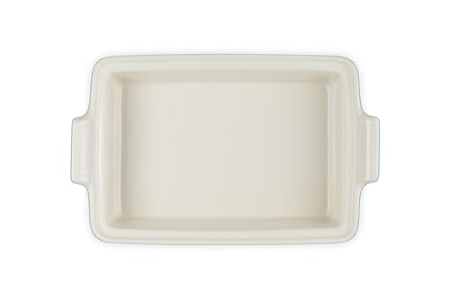 Image of Le Creuset Stoneware Covered Rectangular Casserole, 12 inch x 9 inch, Sea Salt
