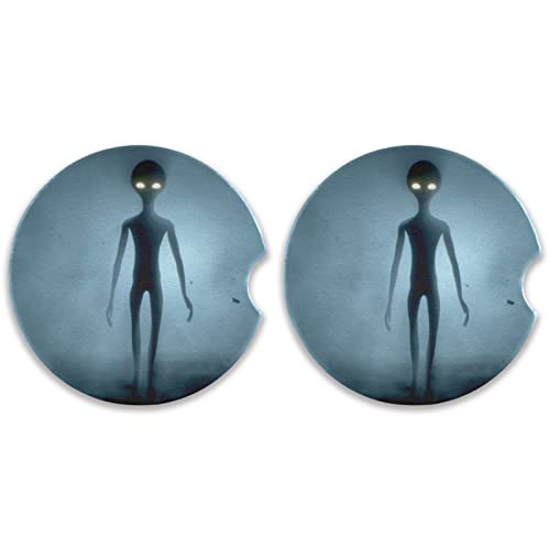 Portavasos cerámico xigua 2 piezas gris para coche miniatura 1
