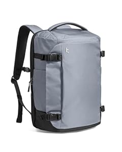 tomtoc 40L Reiserucksack, TSA-freundlicher Handgepäck Rucksack, Wasserdichter Rucksack Handgepäck Flugzeug, Leichter Business Laptop Rucksack Herren Damen für 17,3 Zoll, Großer Weekender-Tagesrucksack