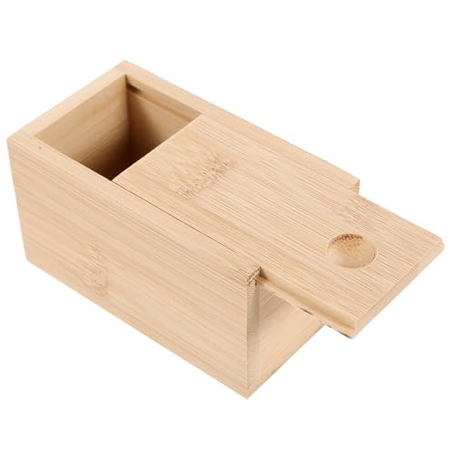 ledmomo 木製小型釣り餌箱 カバー付き防逃走アウトドア用 釣りライブベイト収納ケース 重量感ある耐圧設計 血虫 蚯蚓 ミミズ対応 釣りアク