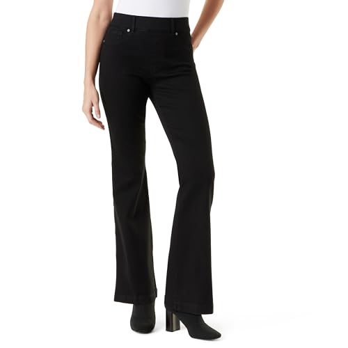Gloria Vanderbilt Womens Shape Effect Pull On High Rise Flare Jean Standard