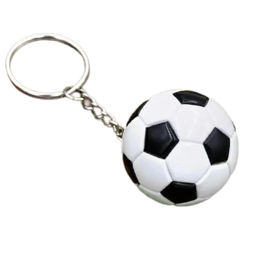 TIAMKJ Small Football Sports Pendant Keyring Souvenir Fashion Accessory for Boys and Sports Enthusiasts Daily Casual Use