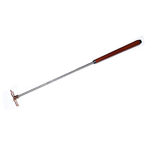 TGA Sports Billiard Bridge Retractable Pool Stick with Removable Bridge Head Portable Design Screw on Bridge Head Pool Cue Accessory (Brown)