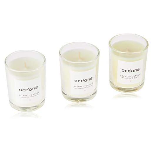 Kit com 3 Velas - Scented Candle Set 50g Cada