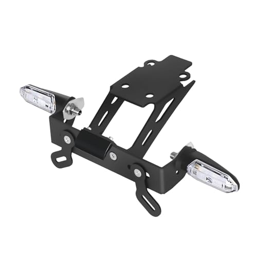 Support de plaque Suzuki GSXS 1000 anti-vibration avec garde-boue et clignotant LED