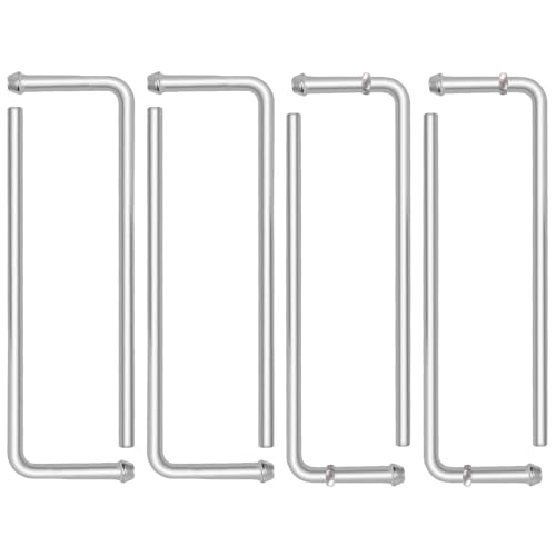 Image of 8Pcs 304 Stainless Steel Universal Exhaust Hanger Rods, 10 inch Long Heavy Duty Exhaust Hanger