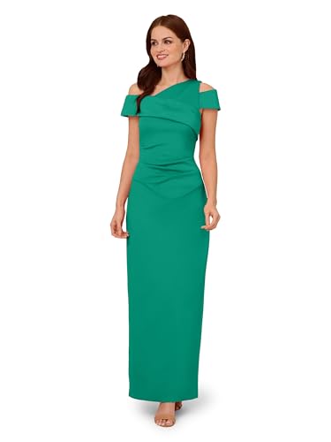 Image of Adrianna Papell Women's Asymmetrical Drape Gown