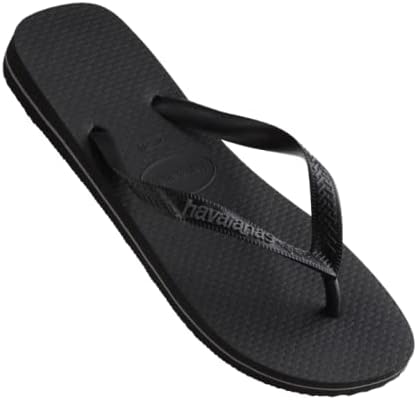 Havaianas Black Fillet Logo Flip Flops