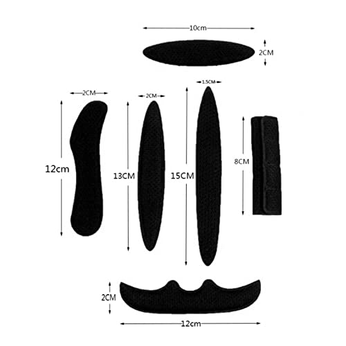 Image of Club Bollywood27Pcs /Set Bike Helmet Padding Kits Bicycle Helmet Liner Chin Strap Foam Pads Black|Sporting Goods | Cycling | Helmets & Protective Gear |27 Pieces /Set Helmet Padding Kits