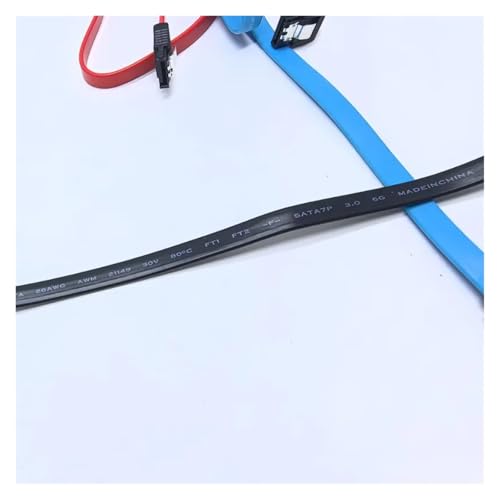 Cable serial SATA 3.0 con ángulo de 90 grados 50 cm negro miniatura 4