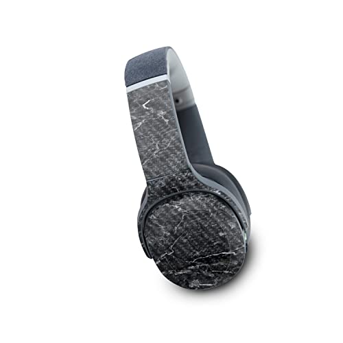 Image of MightySkins Carbon Fiber Skin Compatible with Skullcandy Crusher Evo Wireless - Onyx Marble | Protective, Durable Textured Carbon Fiber Finish | Easy to Apply | Made in The USA