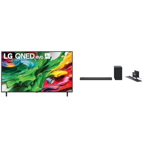 Image of LG 55-Inch Class QNED evo AI QNED85A Series Mini LED 4K Smart TV (55QNED85AUA, 2025) SC9S 3.1.3-Channel Perfect Matching Soundbar (2024 Model)