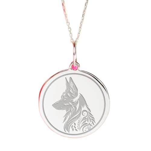 Collier Berger Allemand argent 925 chaîne 45cm pendentif médaille ronde mixte