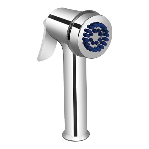 Image of New Ware Health Faucet Gun, Hand Jet Bidet Spray Head ABS Material Health Faucet for Bathroom, Toilet, Shower with Chrome Finish (Royal Faucet Gun)