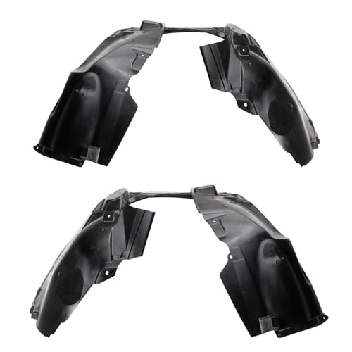 Image of TRQ Front Inner Fender Liner Set Compatible with 2017-2022 Jeep Compass CH1248189 CH1249189