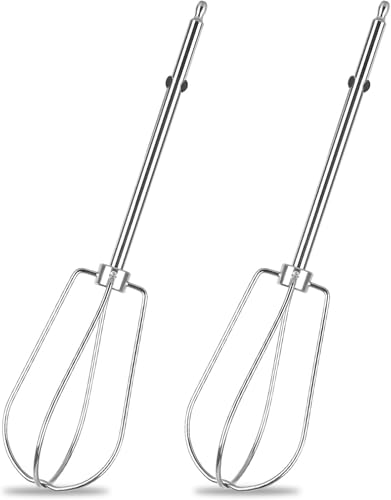 Rührbesen für Handmixer 2Stück Universelles Ersatz Schneebesen zum Schlagen Rühreinheit Rührstäbe für Handmixer Schneebesen Quirl Rechts Links Quirl Mixer pour Petit électroménager Batteur électrique