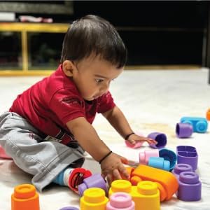 TOYIQ Learning Steps - Infant Blocks, Infant Development Blocks, Infant Sensory Blocks 1