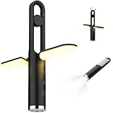 LEDランタン キャンプ ランタン 充電式 高輝度 9種点灯モード 小型 防災グッズ 軽量 防滴仕様 90°角度調整可能 防災 キャンプ アウトドア 登山 最適 夜釣り 散歩 作業 懐中電灯機能 SOS点灯モード 点滅ライト モード 防災 停電 緊急 非常用 LED ランタン (ブラック)