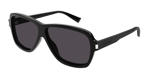 Saint Laurent SL 609 CAROLYN Black/Dark Grey 62/10/140 men Sunglasses