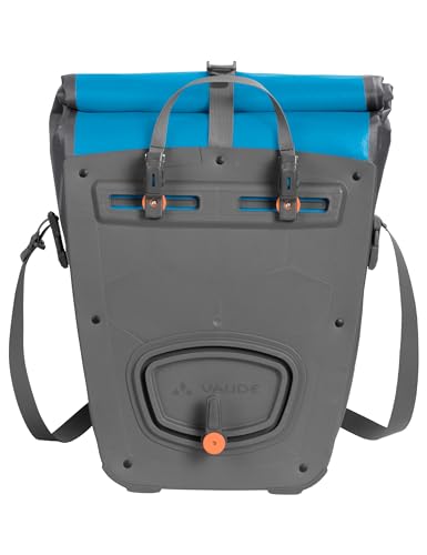 VAUDE Fahrradtasche für Gepäckträger Aqua Back Plus Single 1 x 25 L in schwarz, Hinterradtasche...
