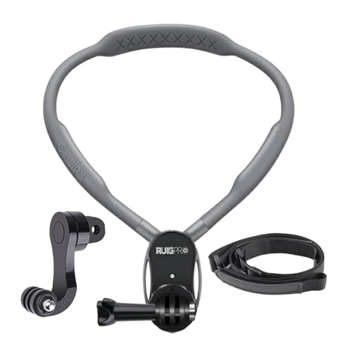 Support de cou pour caméra de sport pliable pour voyage et randonnée