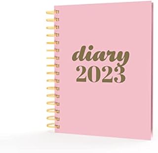 Collins Scandi Diary A5 Day to Page Pink PW51 - 2023