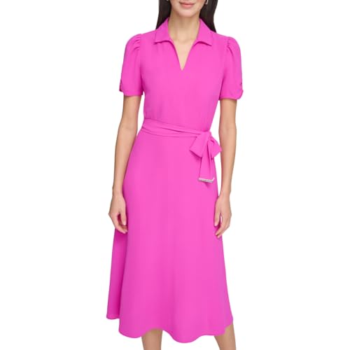 Robe Midi DKNY Silhouette Affinée Solution Tenue Bureau Confort